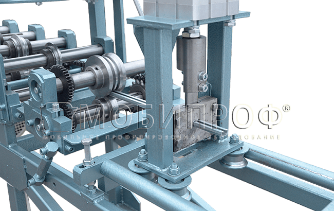 Процесс изготовления С-профиля на станке МОБИПРОФ